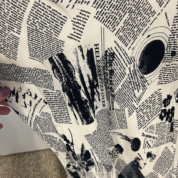 Ref Climate Change Print Dress size 6 - Picture 2 of 3